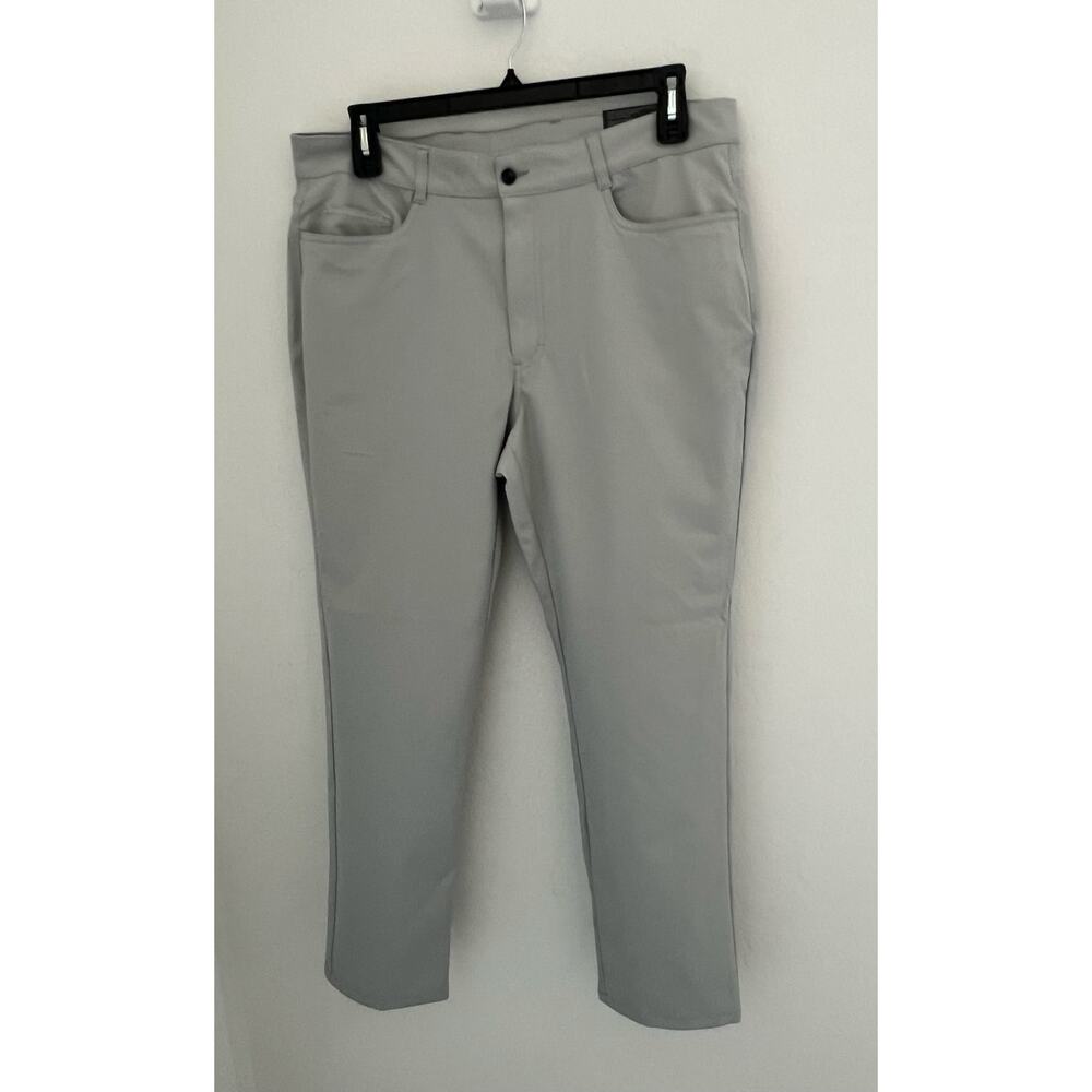 NWT Callaway Men’s Beige Sorona Stretch 5-Pocket Pant Opti-Dri Zip/Button‎ 36/30